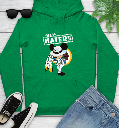 NFL Hey Haters Mickey Football Sports Washington Redskins Youth Hoodie 9