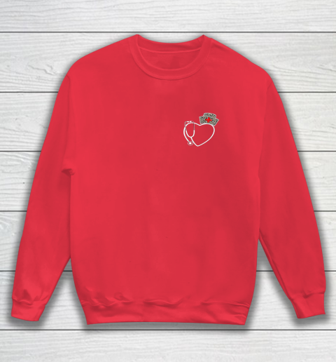 Heart Stethoscope Cute Love Nursing Gifts Valentine Day 2022 Sweatshirt 6