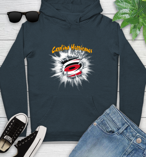 Carolina Hurricanes NHL Hockey Adoring Fan Rip Sports Youth Hoodie 10
