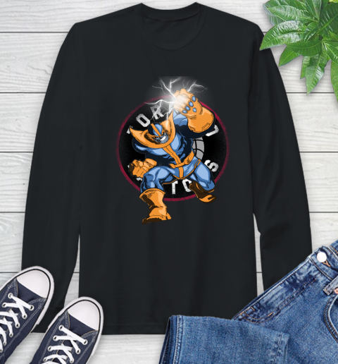 Toronto Raptors NBA Basketball Thanos Avengers Infinity War Marvel Long Sleeve T-Shirt