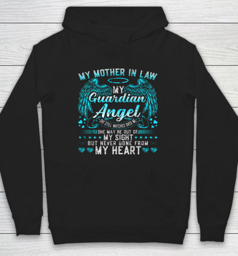 My Mother In Law Guardian Angel Memorial Remembrance Hoodie