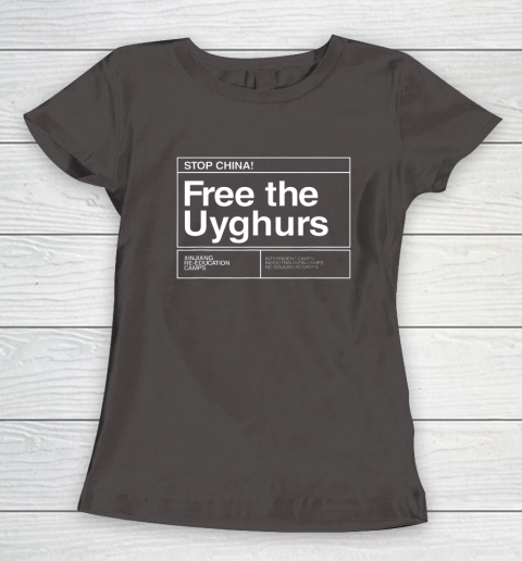 Free the Uyghurs Stop China Women's T-Shirt 5