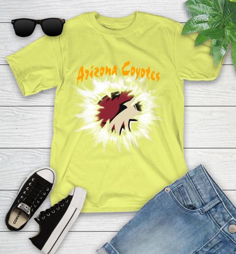 Arizona Coyotes NHL Hockey Adoring Fan Rip Sports Youth T-Shirt 10