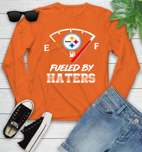 Pittsburgh Steelers NFL Football Fueled By Haters Sports Youth Long Sleeve 3