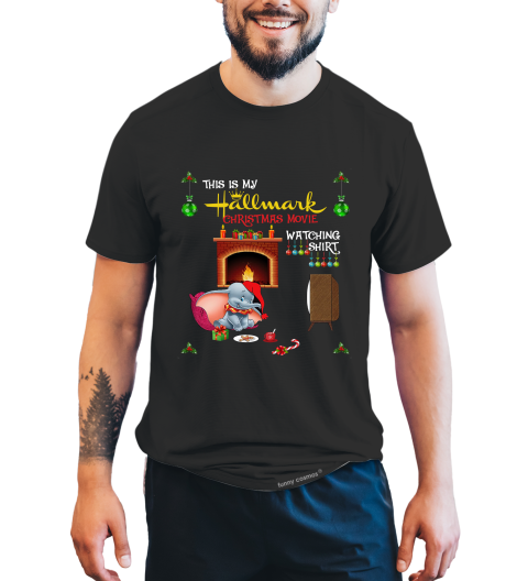 Hallmark Christmas T Shirt, Dumbo Tshirt, This Is My Hallmark Christmas Movie Watching Shirt, Christmas Gifts
