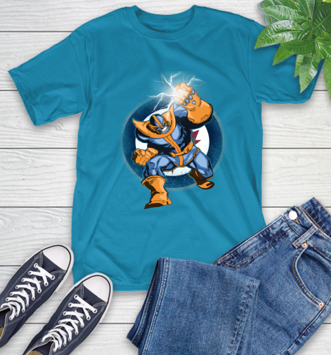 Winnipeg Jets NHL Hockey Thanos Avengers Infinity War Marvel T-Shirt 9