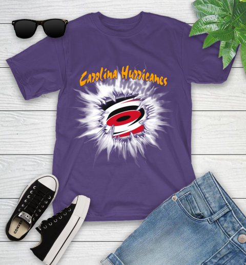 Carolina Hurricanes NHL Hockey Adoring Fan Rip Sports Youth T-Shirt 3
