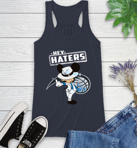 NBA Hey Haters Mickey Basketball Sports Orlando Magic Racerback Tank 10