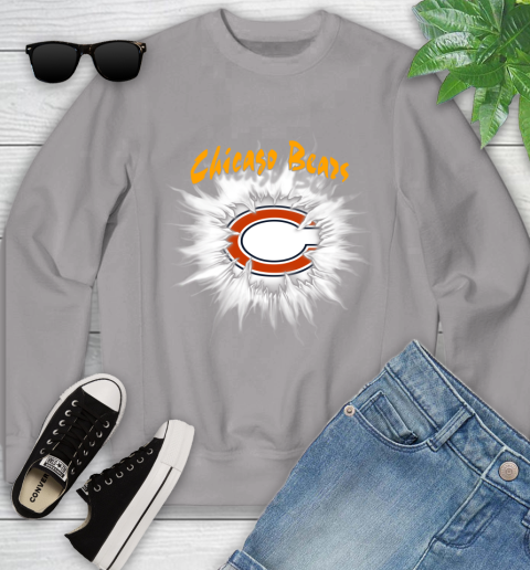 Chicago Bears NFL Football Adoring Fan Rip Sports Youth Sweatshirt 3