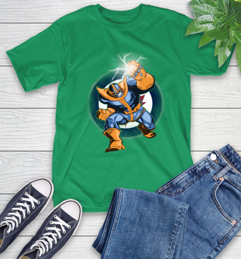 Winnipeg Jets NHL Hockey Thanos Avengers Infinity War Marvel T-Shirt 7
