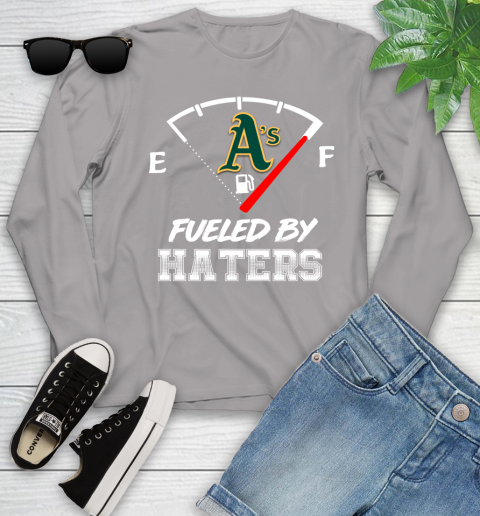 Oakland Athletics MLB Baseball Fueled By Haters Sports Youth Long Sleeve 5
