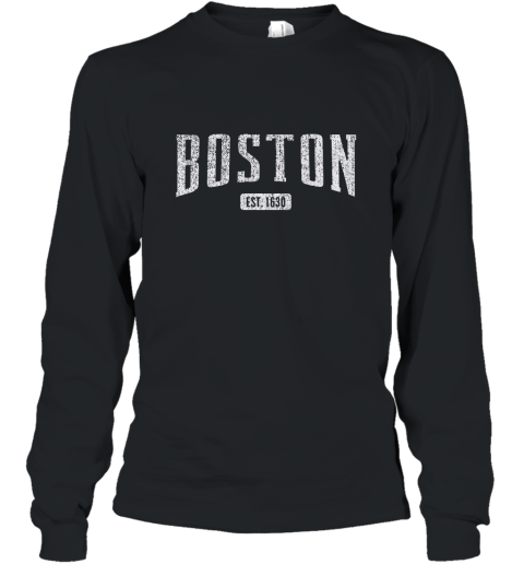 Boston, Est.1630 Sweatshirt  Boston MA Pride sweater alottee Long Sleeve