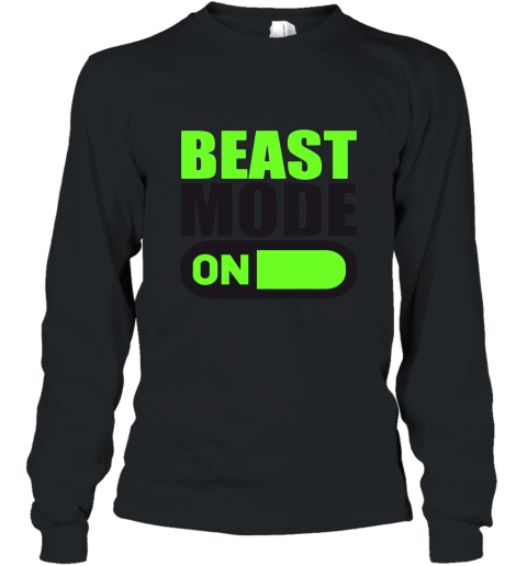BEAST MODE ON FOR YOU BODYBUILDING ADULT _ KIDS T SHIRT Long Sleeve