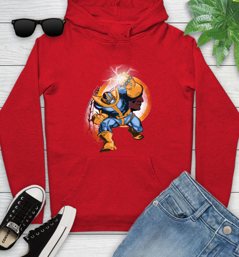 Washington Redskins NFL Football Thanos Avengers Infinity War Marvel Youth Hoodie 12