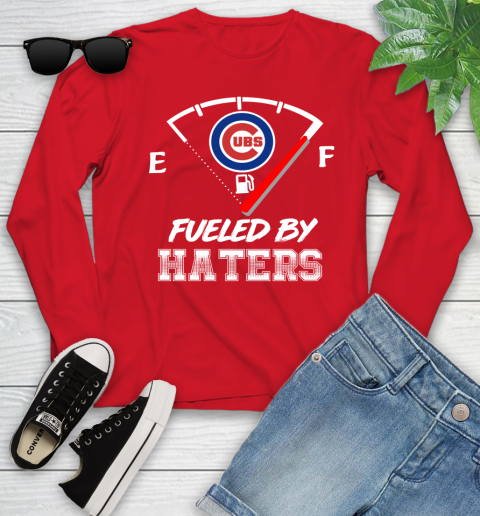Chicago Cubs MLB Baseball Fueled By Haters Sports Youth Long Sleeve 11