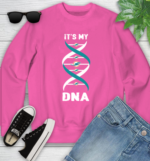 Miami Dolphins NFL Football It's My DNA Sports Youth Sweatshirt 6