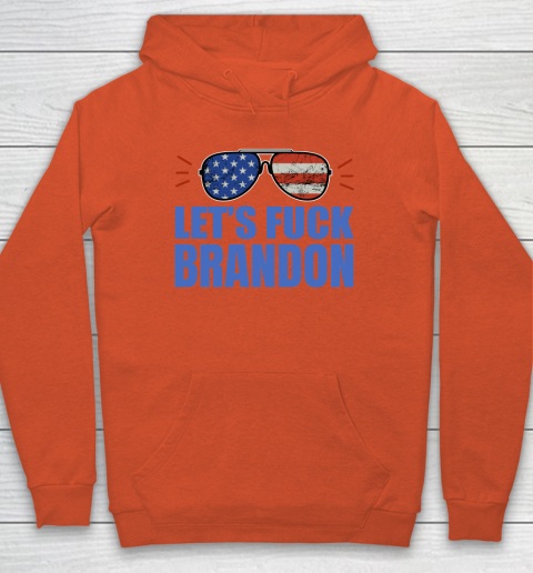 Let's Fuck Brandon US Flag Sunglasses Hoodie 3