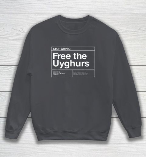 Free the Uyghurs Stop China Sweatshirt 3