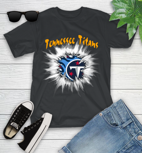 Tennessee Titans NFL Football Adoring Fan Rip Sports Youth T-Shirt