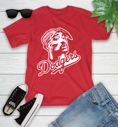 Tupac Dodgers Youth T-Shirt 13