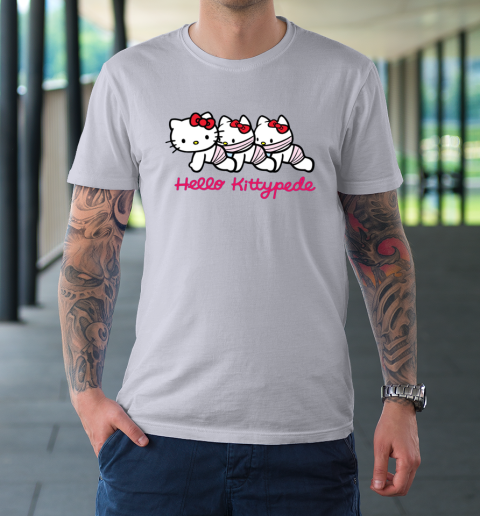 Hello Kittypede The Human Centipede T-Shirt 3