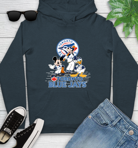 MLB Toronto Blue Jays Mickey Mouse Donald Duck Goofy Baseball T