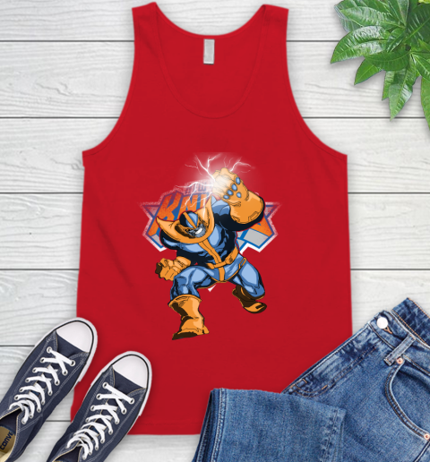 New York Knicks NBA Basketball Thanos Avengers Infinity War Marvel Tank Top 5