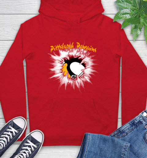 Pittsburgh Penguins NHL Hockey Adoring Fan Rip Sports Hoodie 10