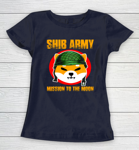 Shiba Army Shiba Inu Coin Crypto Token Cryptocurrency Wallet Women's T-Shirt 10