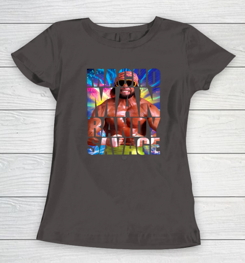 Randy Macho Man Savage WWE Disco Splash Women's T-Shirt 5