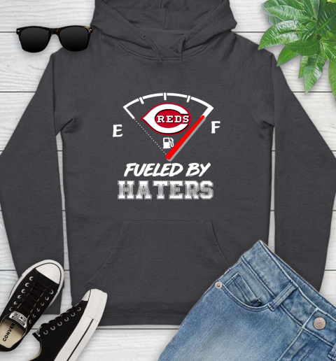 Cincinnati Reds MLB Baseball Fueled By Haters Sports Youth Hoodie 8