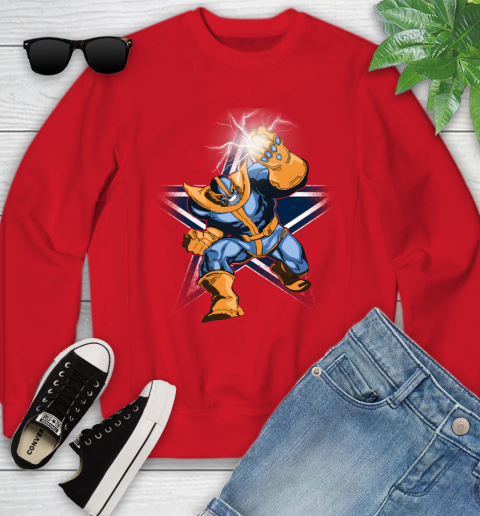 Dallas Cowboys NFL Football Thanos Avengers Infinity War Marvel Youth Sweatshirt 8