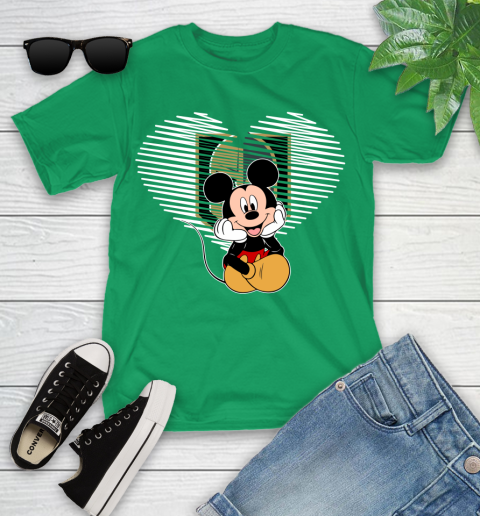 NHL Vegas Golden Knights The Heart Mickey Mouse Disney Hockey Youth T-Shirt 8