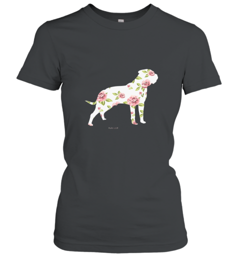 Bullmastiff Roses Shirt. Bullmastiff Dog art gifts AN Women T-Shirt