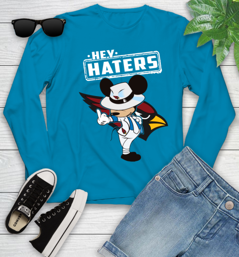 NFL Hey Haters Mickey Football Sports Arizona Cardinals Youth Long Sleeve 8