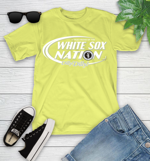 MLB A True Friend Of The Chicago White Sox Dilly Dilly Baseball Sports Youth T-Shirt 10