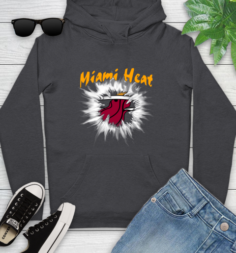 Miami Heat NBA Basketball Rip Sports Youth Hoodie 8