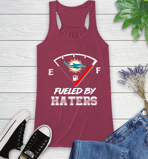 Miami Dolphins NFL Football Fueled By Haters Sports Racerback Tank - Image 8