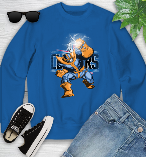 LA Clippers NBA Basketball Thanos Avengers Infinity War Marvel Youth Sweatshirt 7