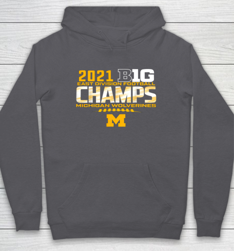 Michigan Big Ten 2021 East Division Champ Champions Hoodie 4