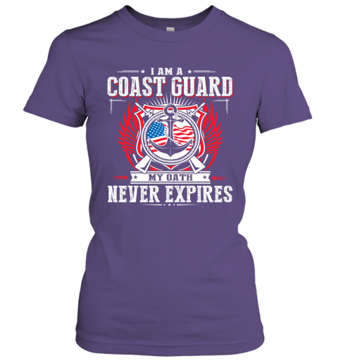 I Am A Coast Guard My Oath Never Expires Women Tee