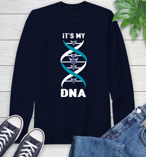 Charlotte Hornets NBA Basketball It's My DNA Sports Long Sleeve T-Shirt 3