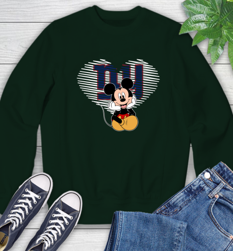 NFL New York Giants The Heart Mickey Mouse Disney Football T Shirt_000 Sweatshirt 12