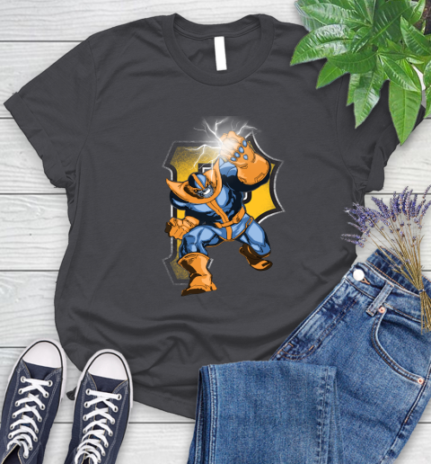 Pittsburgh Pirates MLB Baseball Thanos Avengers Infinity War Marvel Women's T-Shirt 8