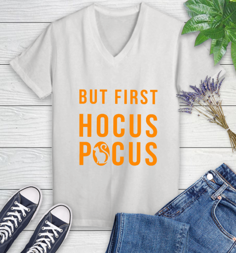 But First Hocus Pocus Women's V-Neck T-Shirt