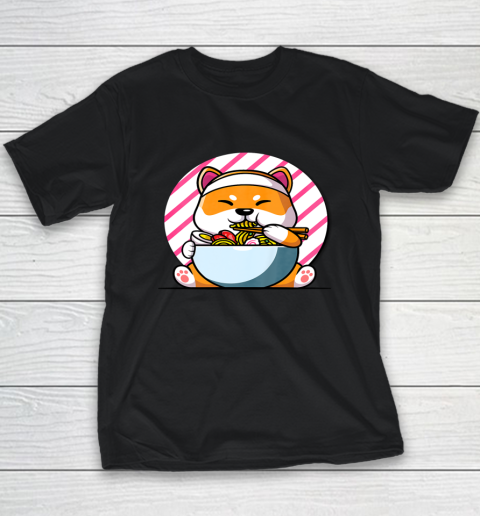 Cute Shiba Inu Dog Ramen Anime Kawaii Neko Youth T-Shirt