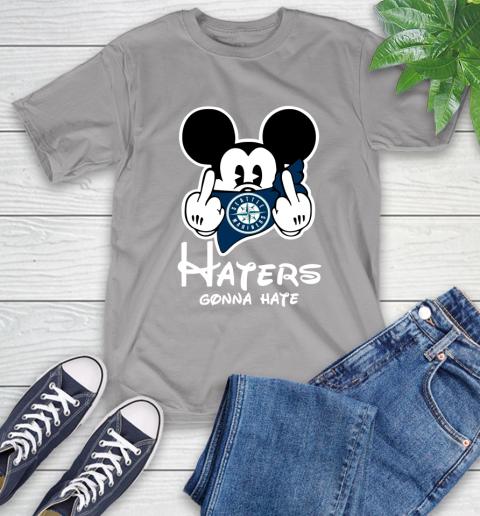 MLB Seattle Mariners Haters Gonna Hate Mickey Mouse Disney Baseball T Shirt_000 T-Shirt 6