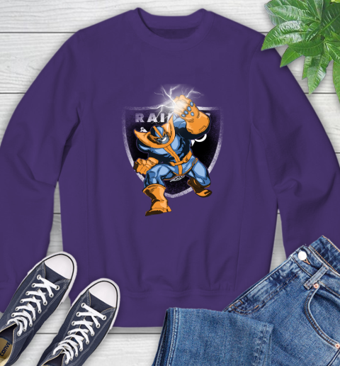 Oakland Raiders NFL Football Thanos Avengers Infinity War Marvel Sweatshirt 4