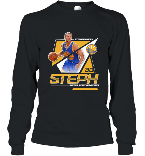 stephen curry black sleeved jersey