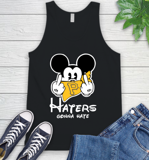 MLB Pittsburgh Pirates Haters Gonna Hate Mickey Mouse Disney Baseball T Shirt_000 Tank Top
